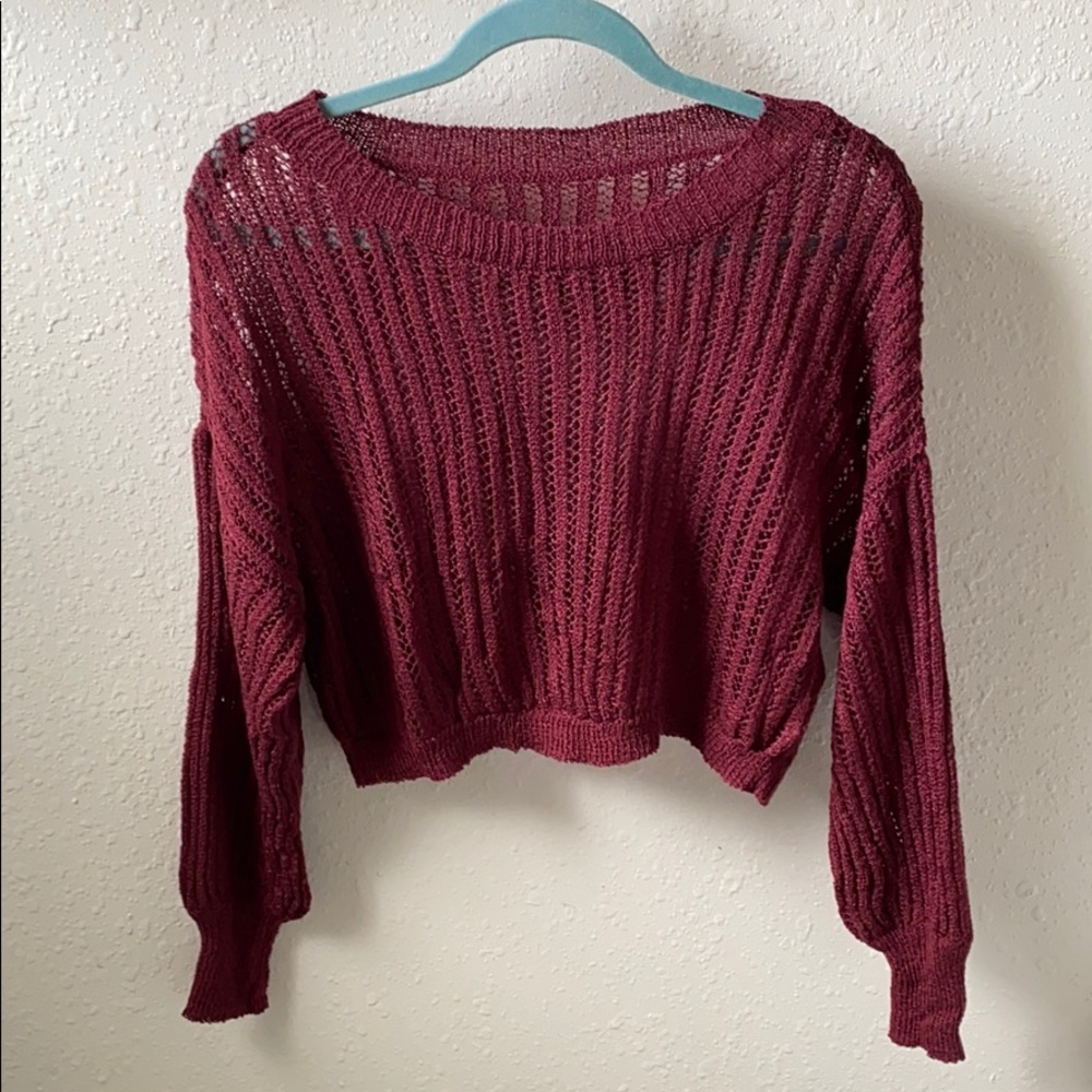 Burgundy Red Sweater